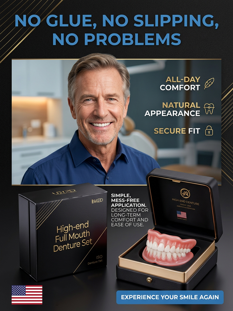 High-end custom-made full dentures【🔥Buy 1 Get 1 Free for a Limited Time!🔥】