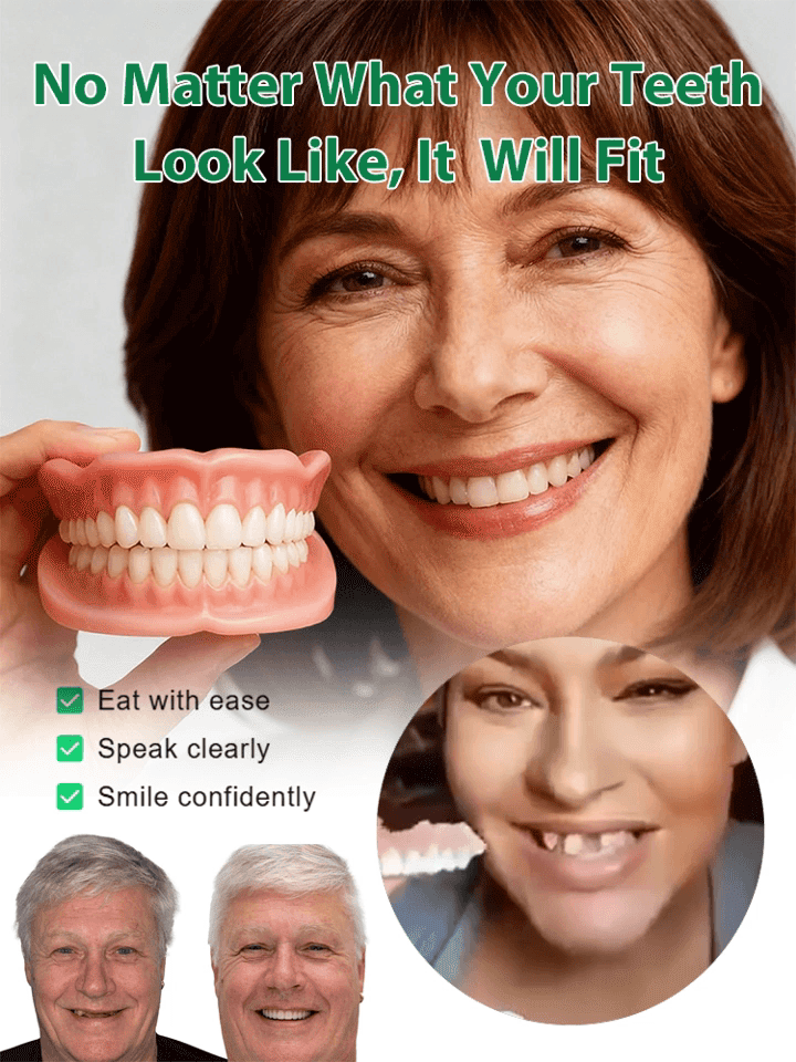 [FDA Certified] Perfectly Fitting Custom-Made Dentures