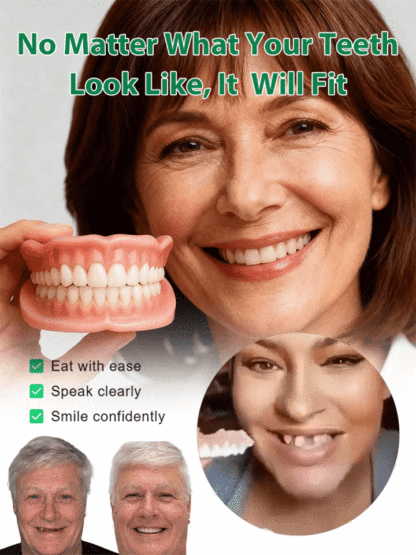 [FDA Certified] Perfectly Fitting Custom-Made Dentures