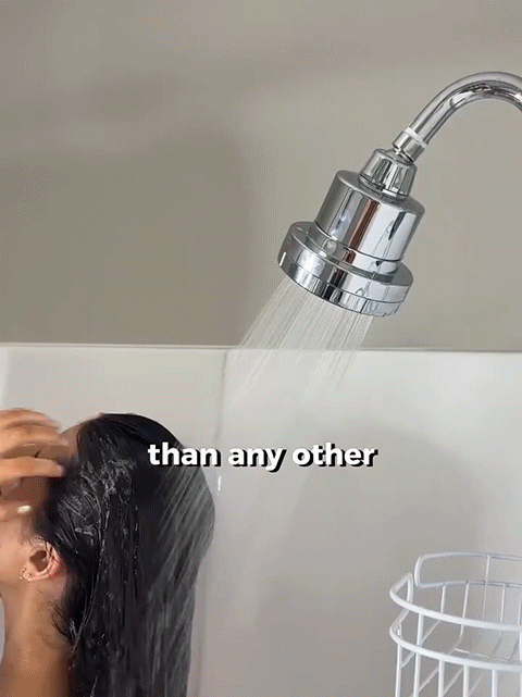 High-end German-made pressure-boosting shower head! Skin-care, pressure boosting, and water purification! Saves 60% on water bills compared to ordinary shower heads!