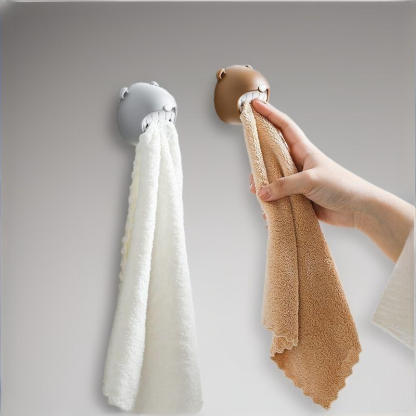 Hand towel and face towel hanger