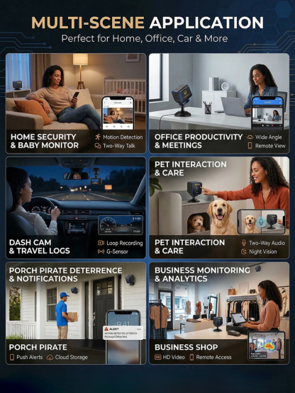 【Over a million users worldwide are using it!】Wireless Smart Cube Camera【No extra fees, one-time purchase for lifetime use!】