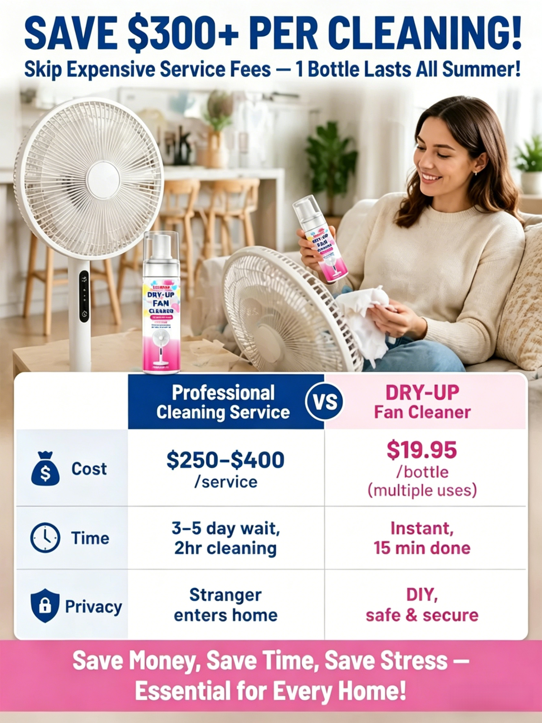 [Save 50% on Electricity Bills] Air Conditioner Fan Cooling Cleaner【Buy 1 Get 1 Free for a Limited Time Only】