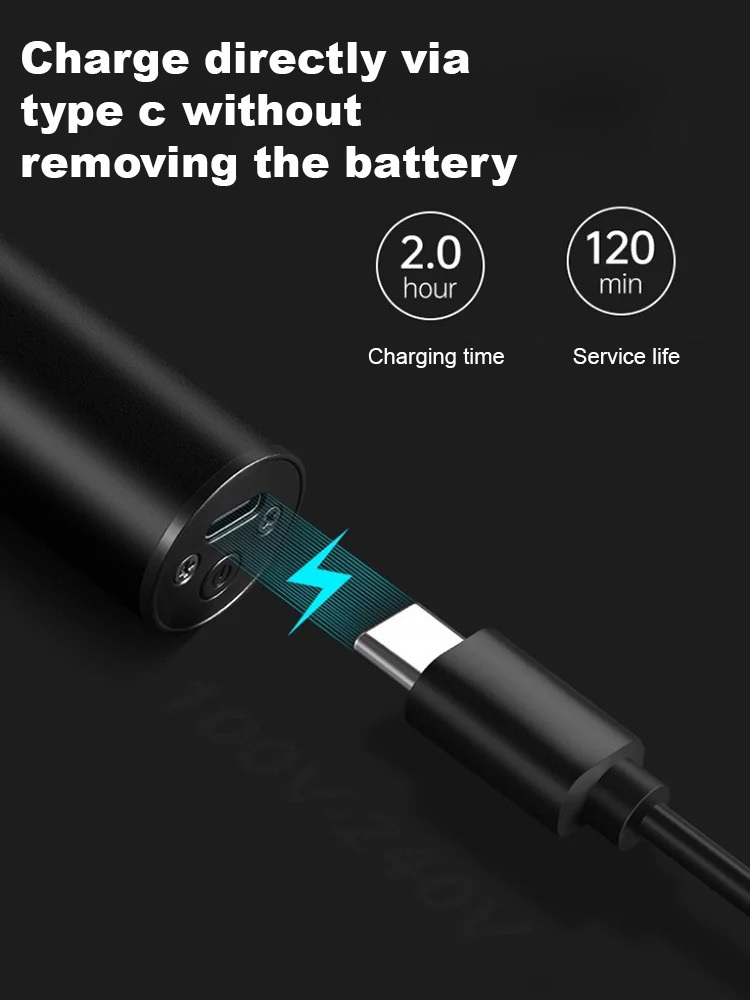 Silent and no-stuck hair Electric oil-cut carving hair clipper【👍Haircut, Shave, and Hair Removal in One!】【👍Lifetime warranty; free replacement for any issues within one year!！】