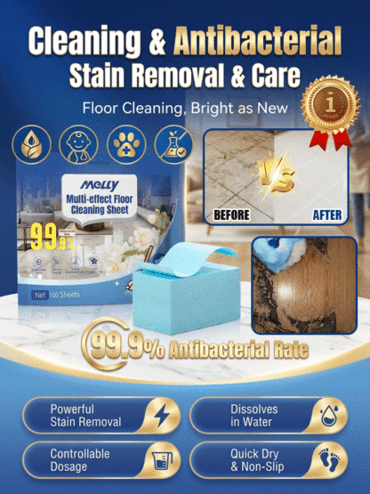 【Limited Time: Buy One, Get One Free】Multi-purpose floor cleaning tablets【Combines cleaning, antibacterial action, maintenance, and deodorizing in one!】
