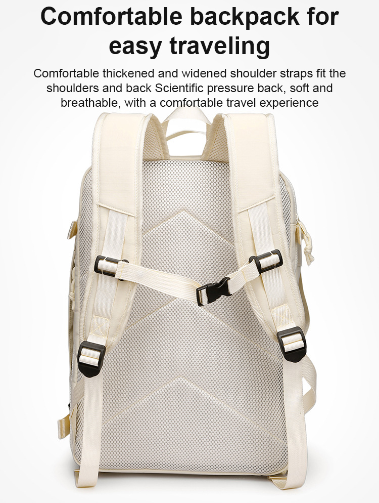 [Hold the whole world] Box-style large-capacity luggage backpack【That's equivalent to the capacity of a 20-inch rolling suitcase!】