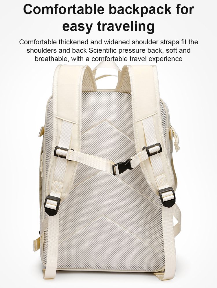 [Hold the whole world] Box-style large-capacity luggage backpack【That's equivalent to the capacity of a 20-inch rolling suitcase!】