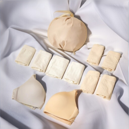 Waterproof ball shaped underwear storage bag