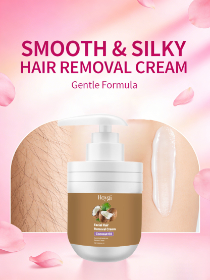 【Buy one get one free for a limited time!】Coconut oil hair removal cream👍98.9% positive reviews, 99% repurchase rate!👍😍Medical-grade hair removal, 100% safe!💯