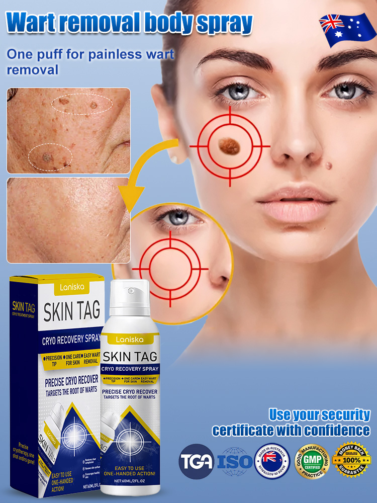LANISKA Wart Care Topical Spray【Highly recommended by numerous fitness bloggers! See visible results in just 7 days!】