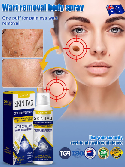 LANISKA Wart Care Topical Spray【Highly recommended by numerous fitness bloggers! See visible results in just 7 days!】