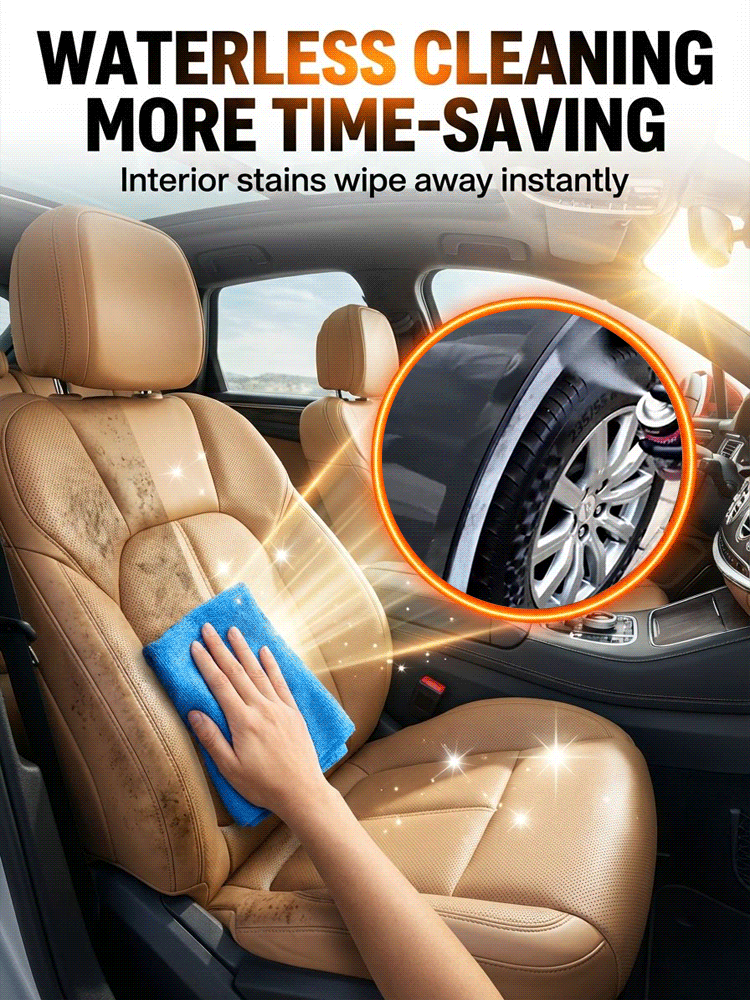 【Buy 1 Get 1 Free for a Limited Time!】[Wash + Nourish + Care 3-in-1] Car Interior Detailing Spray【Rejuvenate your car interior in just 3 minutes, making it look brand new!】