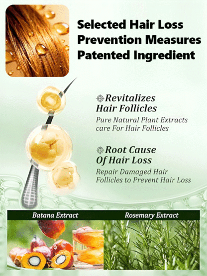 Palm Fruit Hair Growth Shampoo【Integrates hair growth, nourishment, and care, see noticeable changes in 7 days!】