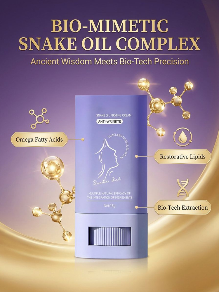 [Bionic Snake Oil Complex Formula] Wrinkle Removal Stick【Suitable for use on the neck, face, and entire body—you’ll see visible results in just 7 days!】