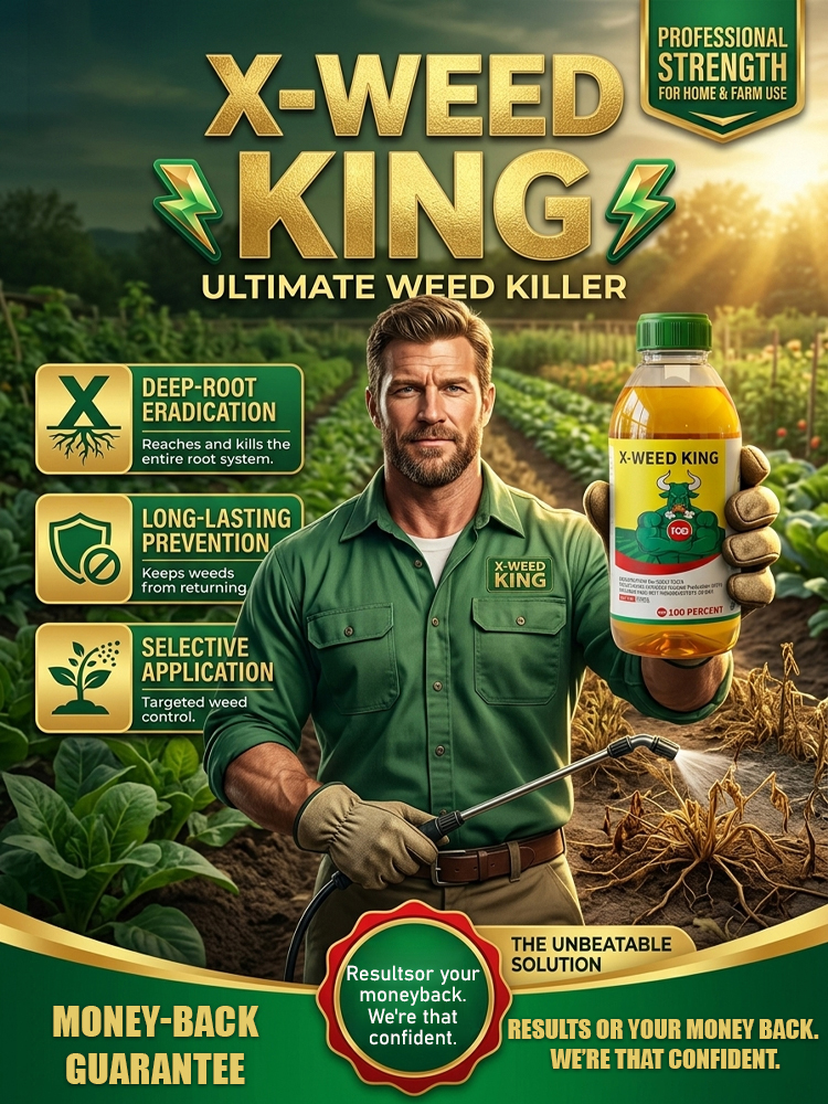 【One application will keep you free from weeds for five years.】Herbicide and root rot control agent【Limited Time: Buy One, Get One Free！】