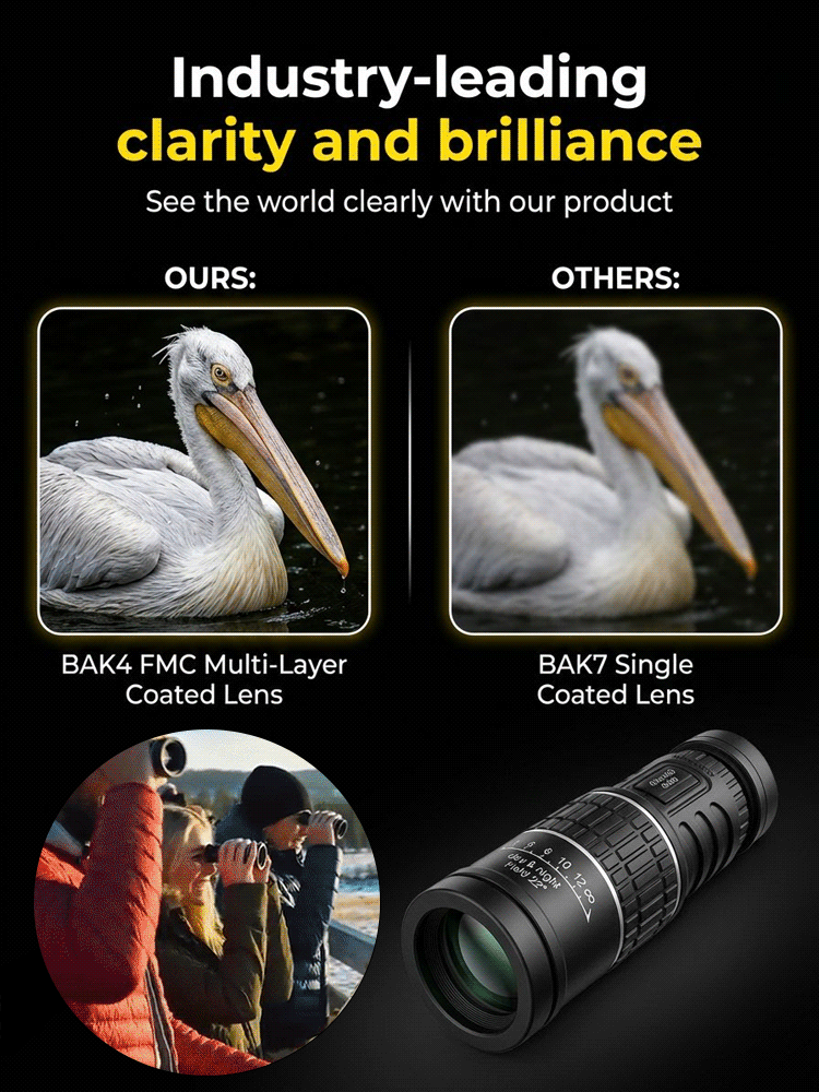 Portable high-magnification outdoor binoculars【10–30x ultra-high-definition zoom, up to 9500 meters!】