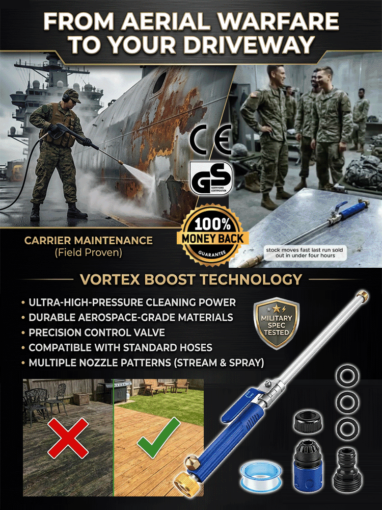 【One Spray for Spotless Cleaning】 Ultra High Pressure Power Washer Gun【Lifetime warranty, durable for 50 years!】