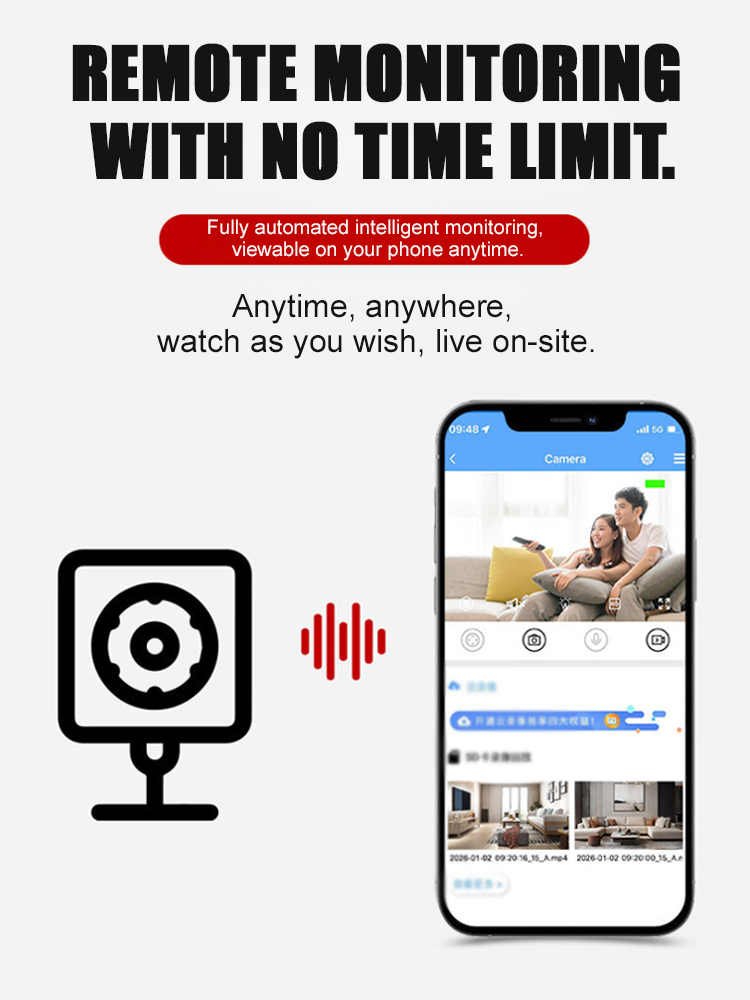 【Over a million users worldwide are using it!】Wireless Smart Cube Camera【No extra fees, one-time purchase for lifetime use!】