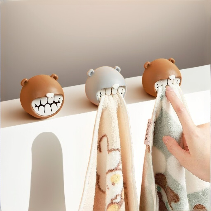 Hand towel and face towel hanger