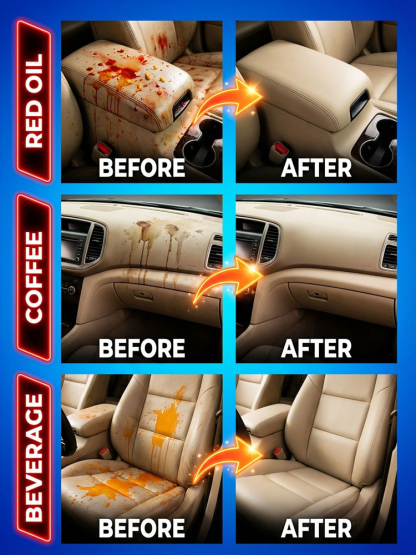 【Buy 1 Get 1 Free for a Limited Time!】[Wash + Nourish + Care 3-in-1] Car Interior Detailing Spray【Rejuvenate your car interior in just 3 minutes, making it look brand new!】