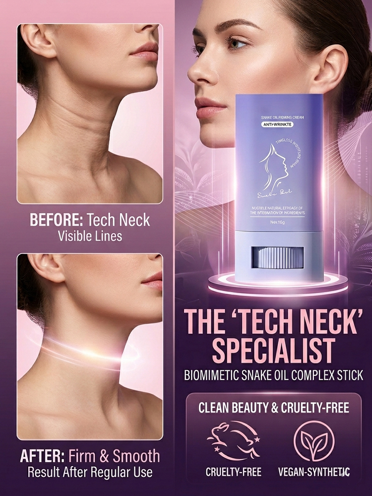 [Bionic Snake Oil Complex Formula] Wrinkle Removal Stick【Suitable for use on the neck, face, and entire body—you’ll see visible results in just 7 days!】