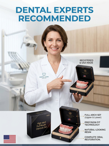 High-end custom-made full dentures【🔥Buy 1 Get 1 Free for a Limited Time!🔥】