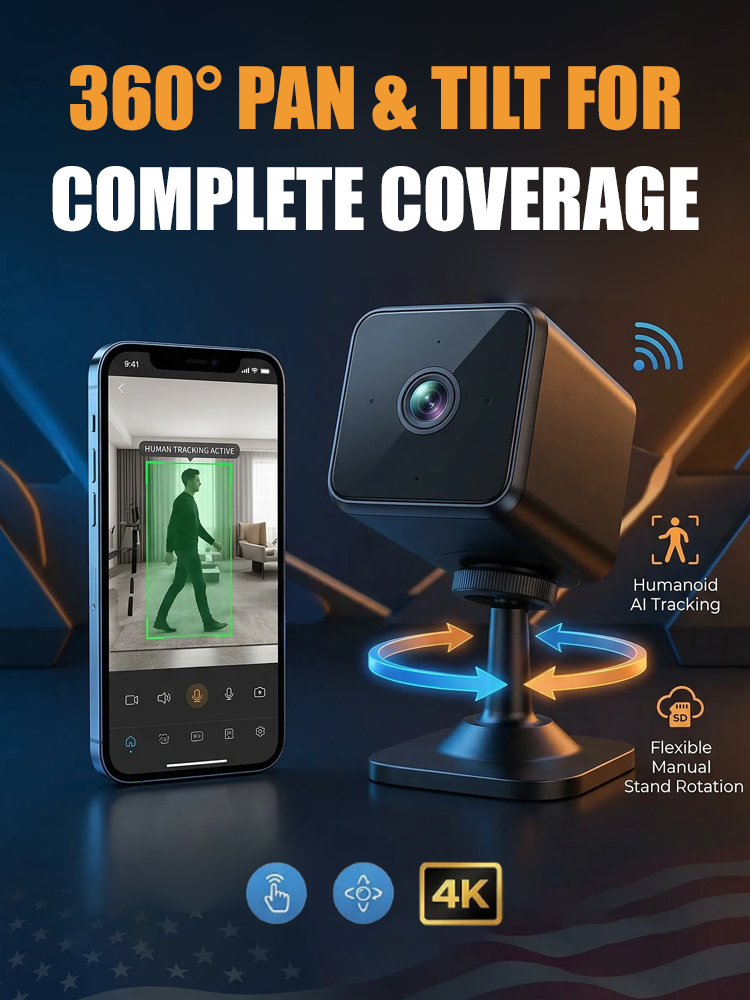 【Over a million users worldwide are using it!】Wireless Smart Cube Camera【No extra fees, one-time purchase for lifetime use!】