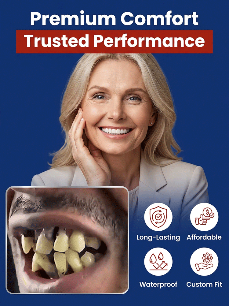 High-end custom-made full dentures【🔥Buy 1 Get 1 Free for a Limited Time!🔥】