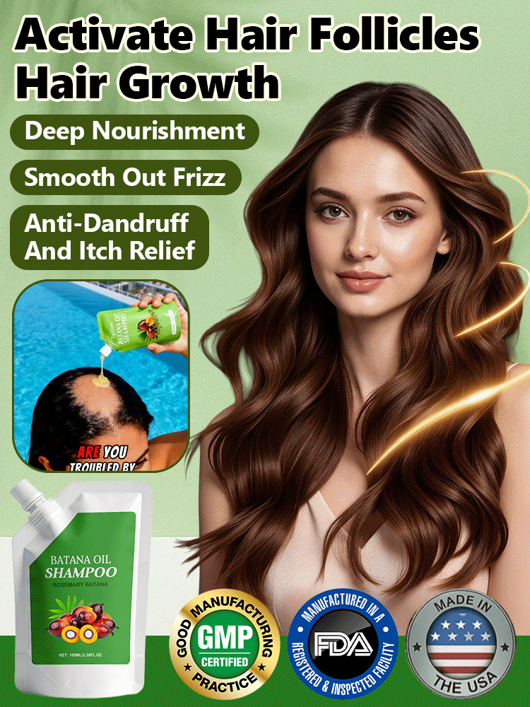 Palm Fruit Hair Growth Shampoo【Integrates hair growth, nourishment, and care, see noticeable changes in 7 days!】