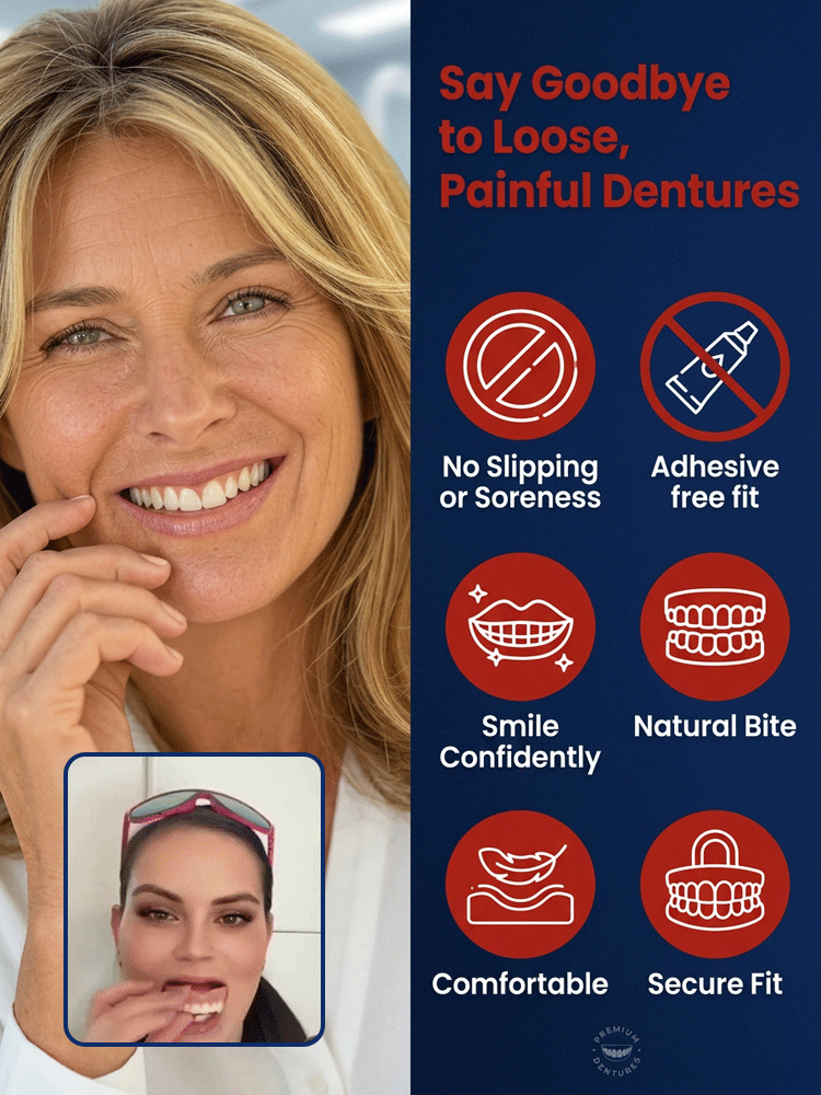 High-end custom-made full dentures【🔥Buy 1 Get 1 Free for a Limited Time!🔥】