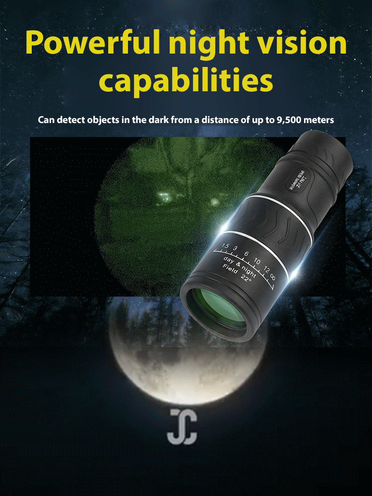 Portable HD Monocular Telescope【With its ultra-fast zoom, it can be clearly seen even at a distance of 8,000 meters!】