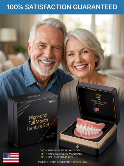 High-end custom-made full dentures【🔥Buy 1 Get 1 Free for a Limited Time!🔥】
