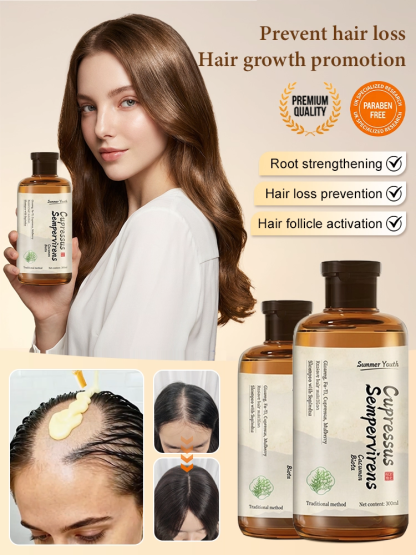 [Double Hair Volume] Anti-Hair Loss Shampoo【Personally tested and effective】