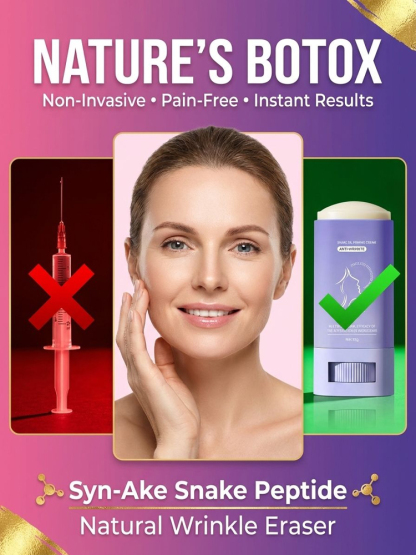 [Bionic Snake Oil Complex Formula] Wrinkle Removal Stick【Suitable for use on the neck, face, and entire body—you’ll see visible results in just 7 days!】