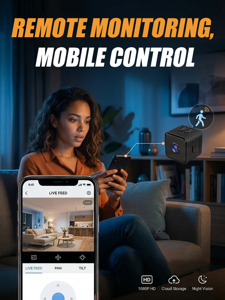 【Over a million users worldwide are using it!】Wireless Smart Cube Camera【No extra fees, one-time purchase for lifetime use!】