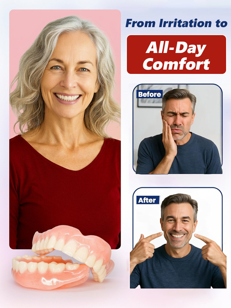 High-end custom-made full dentures【🔥Buy 1 Get 1 Free for a Limited Time!🔥】