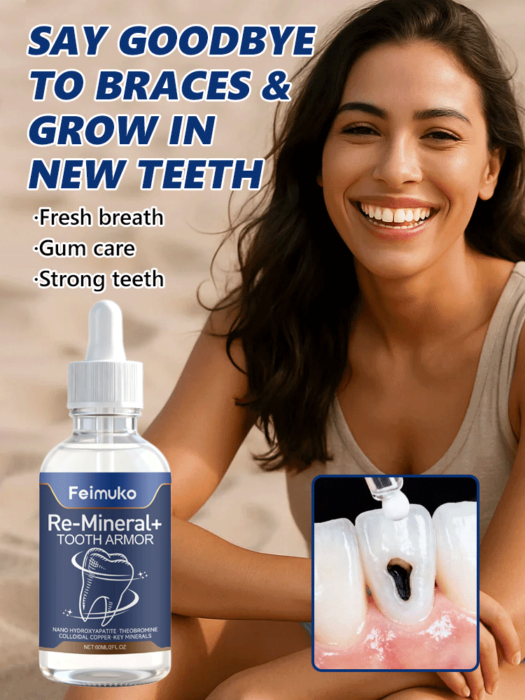 【Say Goodbye to Fake Braces & Grow New Teeth】Natural Tooth Growth Care Solution【Buy one, get one free!】