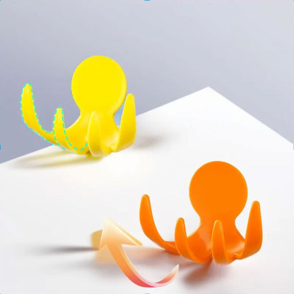 Multi functional hole free wall mounted plug with fixed hook