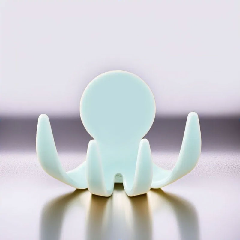 Multi functional hole free wall mounted plug with fixed hook