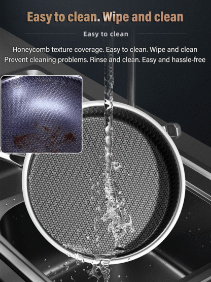 Stainless Steel Frying Pan. Pan-Fry Steak Without Sticking, Using Less Oil, Producing No Smoke, And Preventing It From Burning