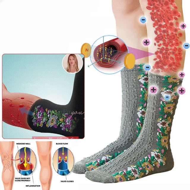 Ethnic Style Flower Women's Long Socks.Lightweight And Breathable, Won't Constrict Your Legs Even After Wearing It For A Long Time