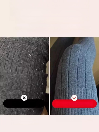 Extended warm cashmere knee pads
