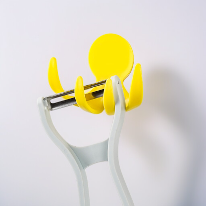 Multi functional hole free wall mounted plug with fixed hook