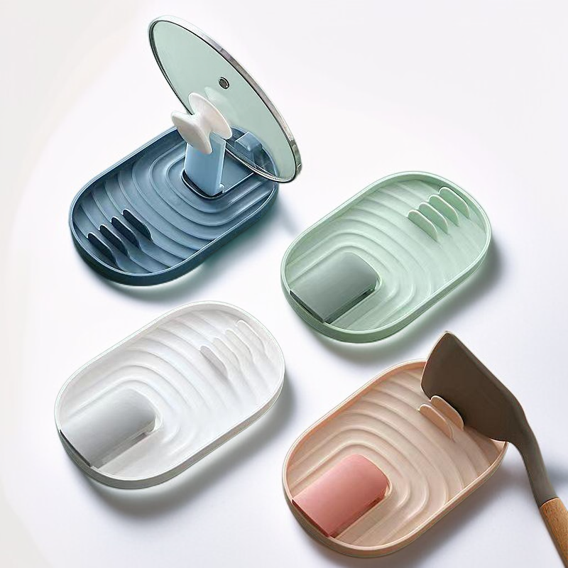 Multi functional pot lid rack for kitchen