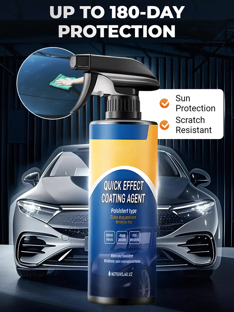 Car Renovation, Repair, Waxing And Coating Spray. One Spray Lasts 8 Months; Even Beginners Can Do It In 3 Seconds.