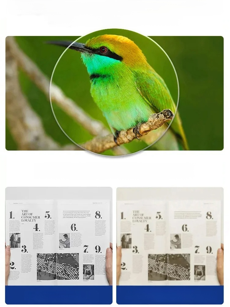 Titanium-Framed Professional Reading Glasses For Both Near And Far Vision.Wear-Resistant And Scratch-Resistant, Anti-Blue Light And Anti-Radiation