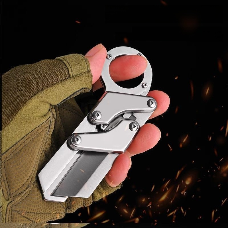 Recommended By The Knife Association.Mechanical Decompression Toy.With A Sharp Blade, It Can Be Carried On A Keychain