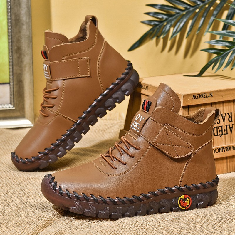 Plus size trendy women's ankle boots for autumn and winter