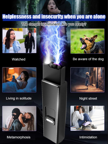 Self-defense Keychain.Aviation Aluminum Body, Ultra-Portable