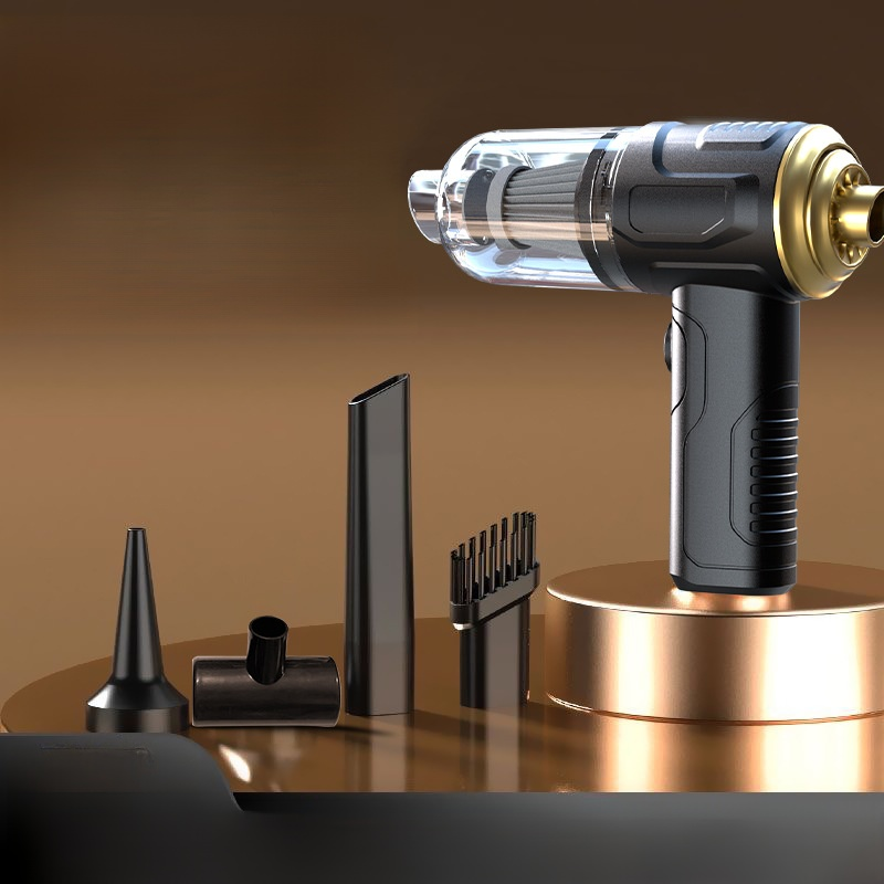 [Super strong suction + AI motor] Dual-purpose vacuum cleaner for car and home